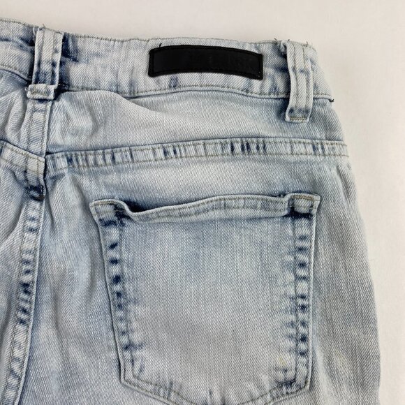 CJ Black Jeans Womens 28/30 Skinny Flex Blue Light Was distressed - Picture 11 of 13